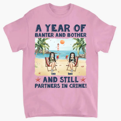 Still Partners In Crime - Personalized Couple Matching Back Printed Shirts