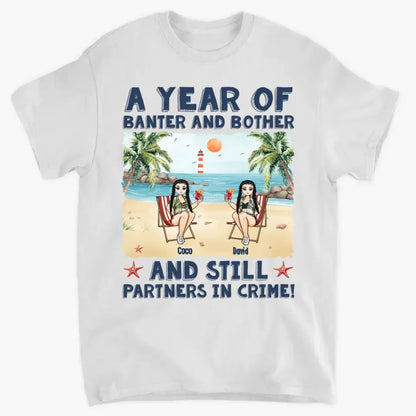 Still Partners In Crime - Personalized Couple Matching Back Printed Shirts