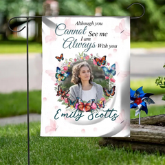 Missing You Always & Remembering You Forever - Personalized Garden Flag