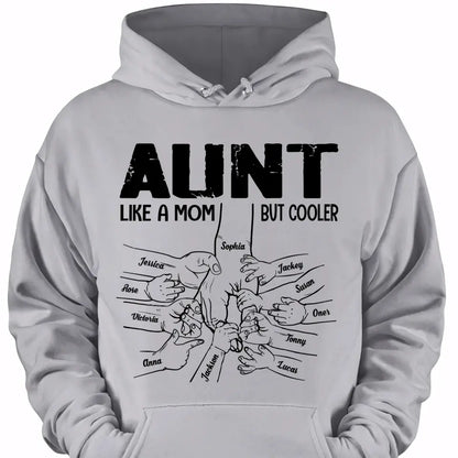 Personalized Aunt Like a Mom But Cooler Tshirt