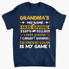 PERSONALIZED Grandma's nickname TSHIRT