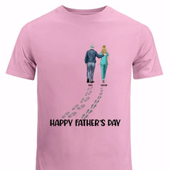 Personalized Happy Father's Day Nurse Dad Gift For Dad T-shirt