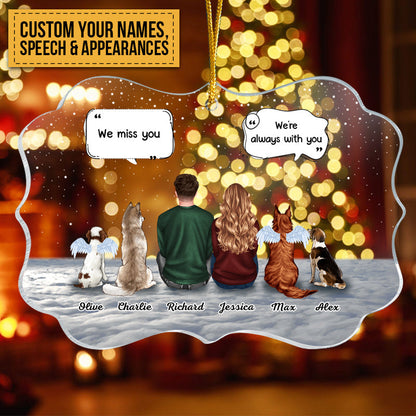 Personalized Ornament - Gift For Pet Loss Owners, Dog Mom, Dog Dad, Dog Lover