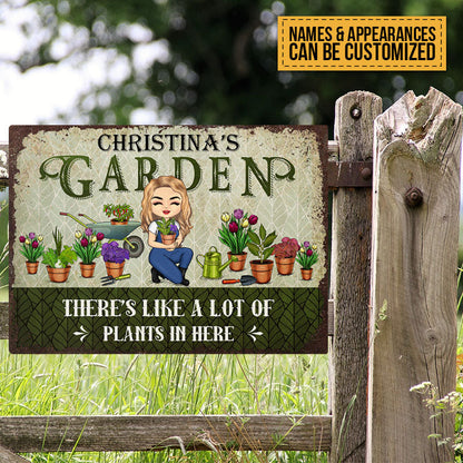 Personalized Custom Classic Metal Signs Gardening Lover Gift Garden Signs Gift For Garden Lovers