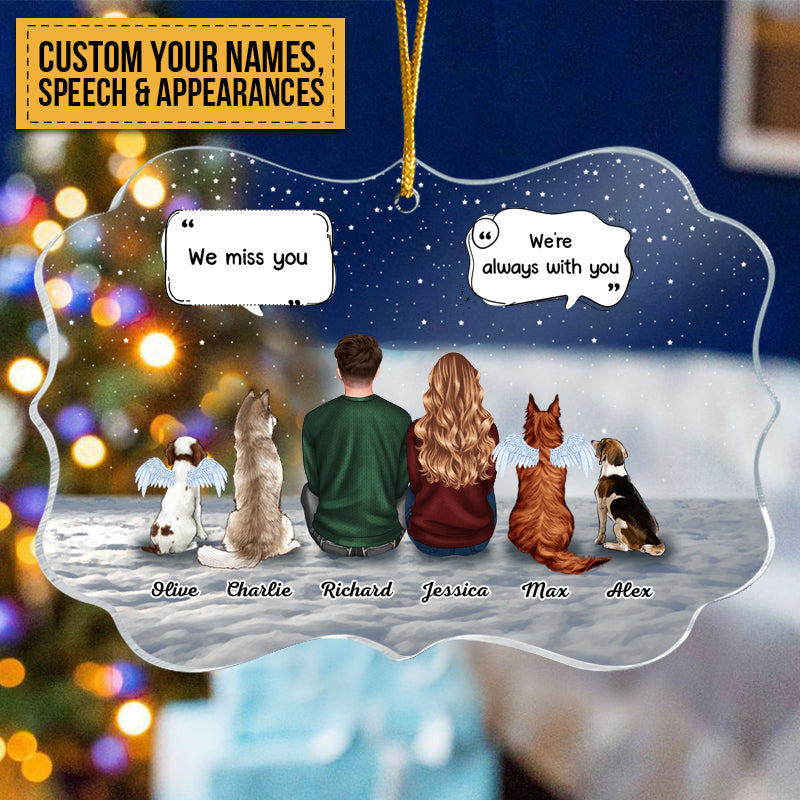 Personalized Ornament - Gift For Pet Loss Owners, Dog Mom, Dog Dad, Dog Lover