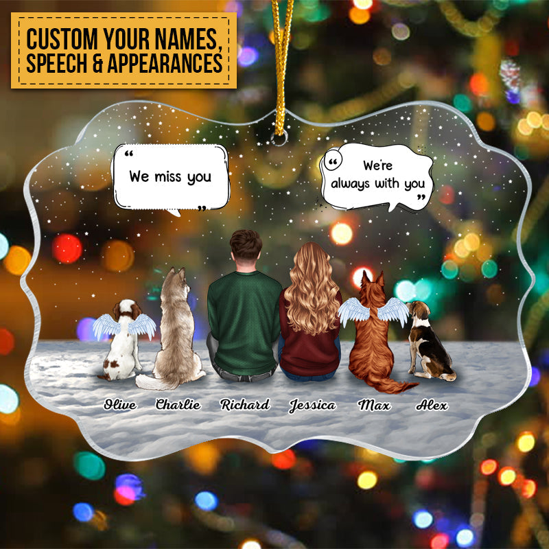 Personalized Ornament - Gift For Pet Loss Owners, Dog Mom, Dog Dad, Dog Lover