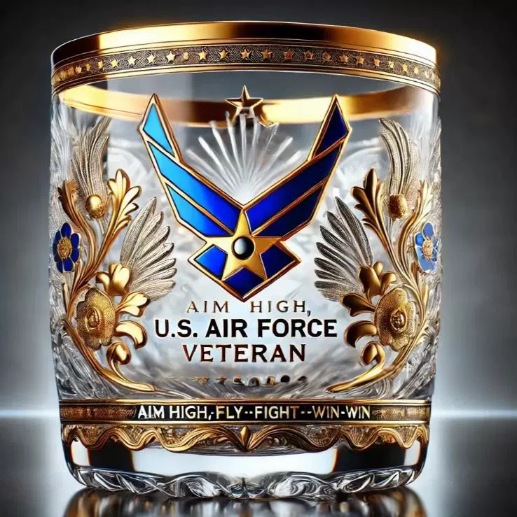 Honoring Our Heroes: The Veteran Tribute Glass