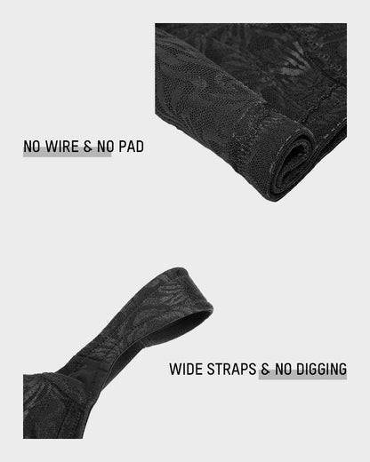 Full Coverage Wireless Minimizer Bra