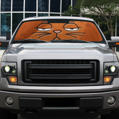 Funny Cat Emotion - Personalized Auto Sunshade