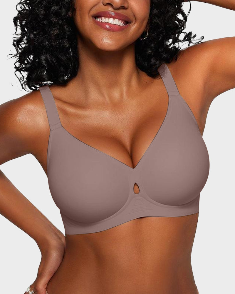 Invisible Jelly Lift Bra with Breathable Water Drop Hollow