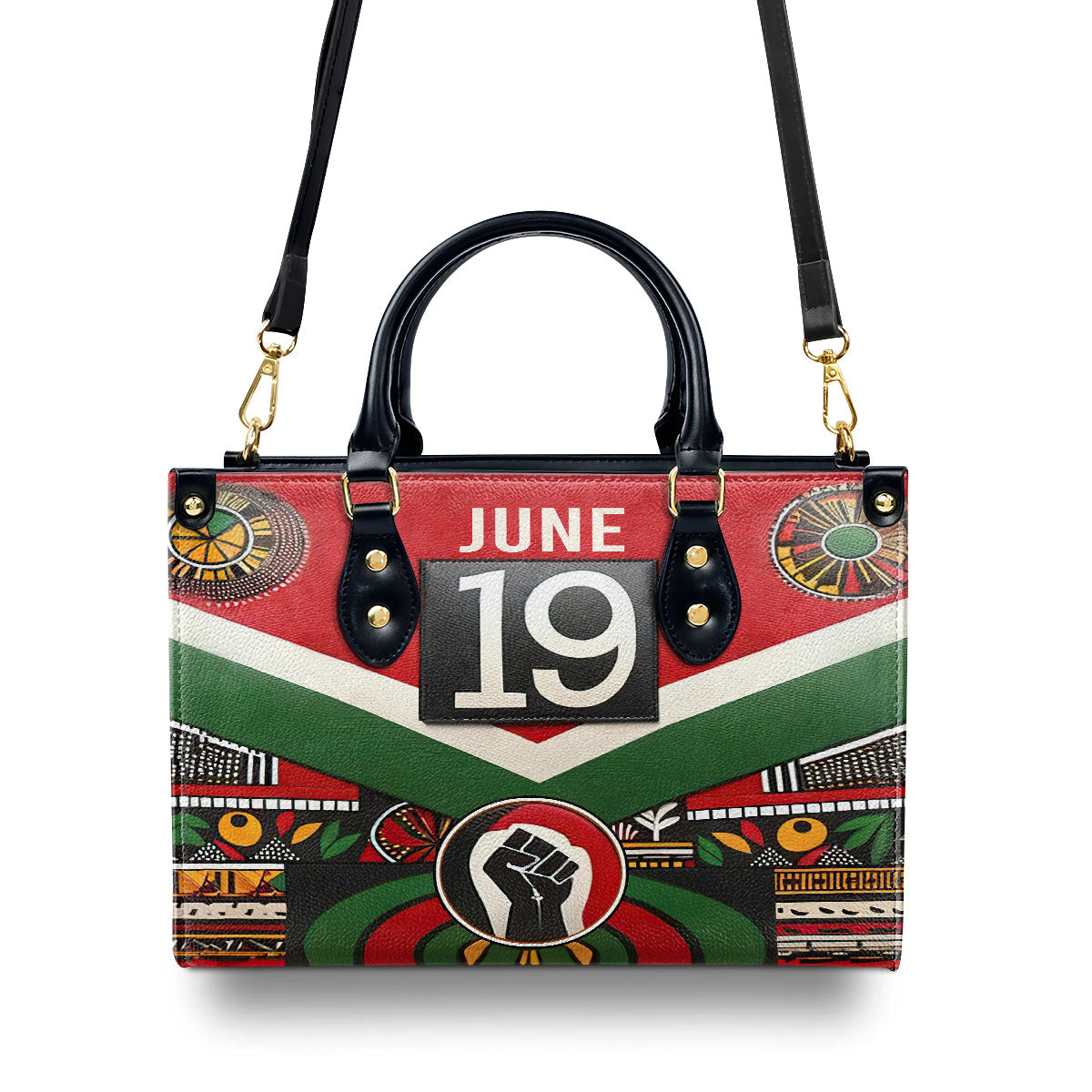 Juneteenth - Personalized Leather Handbag