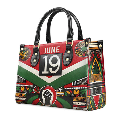 Juneteenth - Personalized Leather Handbag