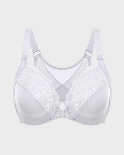 Lace Full Coverage Front Closure Posture Bra