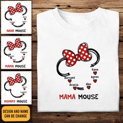 Mama Mouse Minnie Ears - Personalized Shirt - Gift For Mother