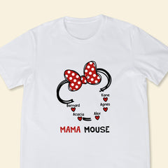 Mama Mouse Minnie Ears - Personalized Shirt - Gift For Mother