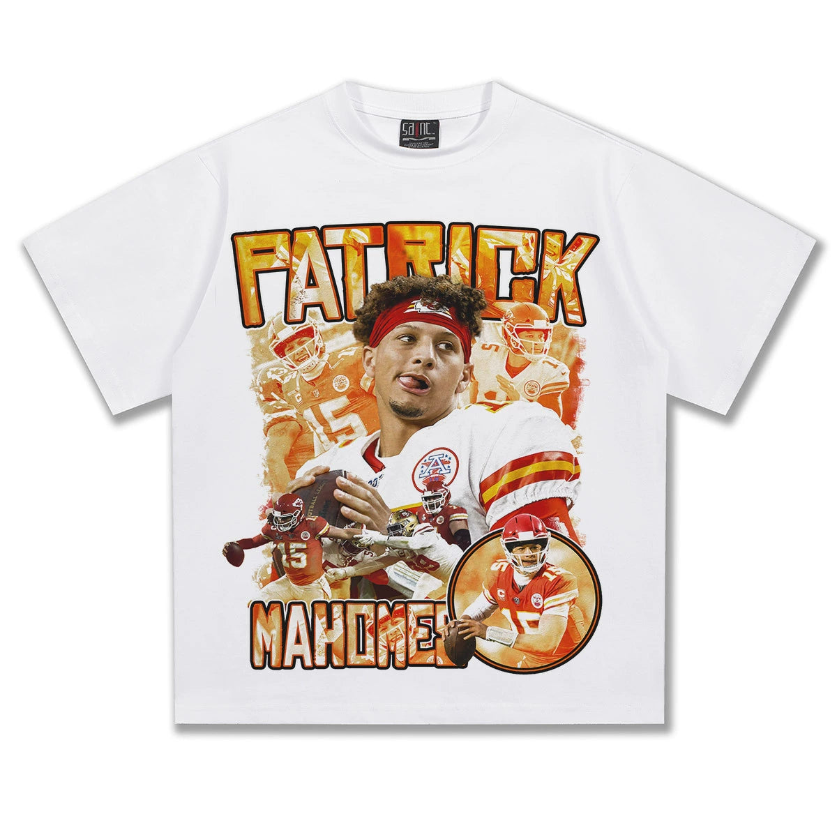 NFL Championship Graphic Short-Sleeve T-Shirt – Heavyweight Cotton, American Streetwear Retro Style, Unisex Trendy Tee