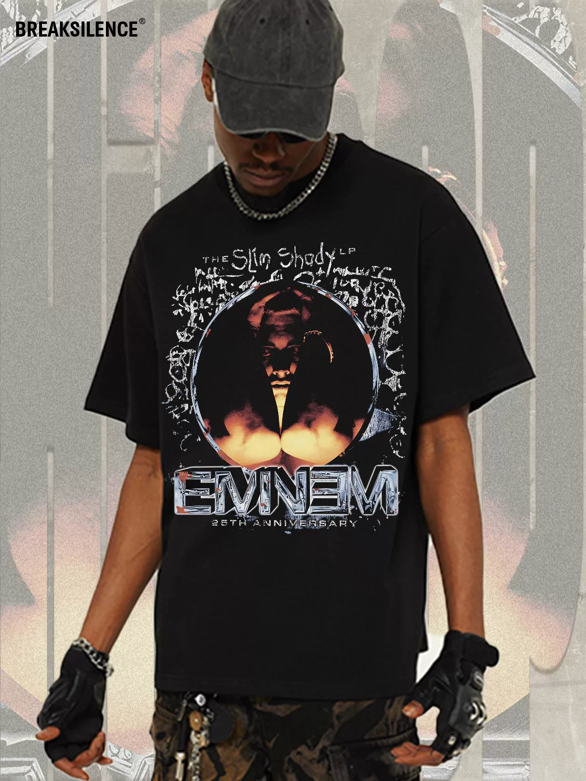 🔥 Eminem Vintage T-Shirt - Heavyweight Cotton, Custom Graphic, Summer Streetwear Essential!