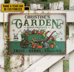 Vintage Customized Classic Metal Signs - Garden Signs - Gift For Garden Lovers