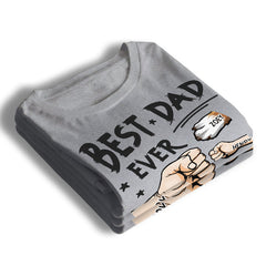 The Best Dad Ever In The World - Family Personalized Custom Unisex T-shirt, Hoodie, Sweatshirt - Father's Day, Birthday Gift For Dad, Gift For Pet Owners, Pet Lovers