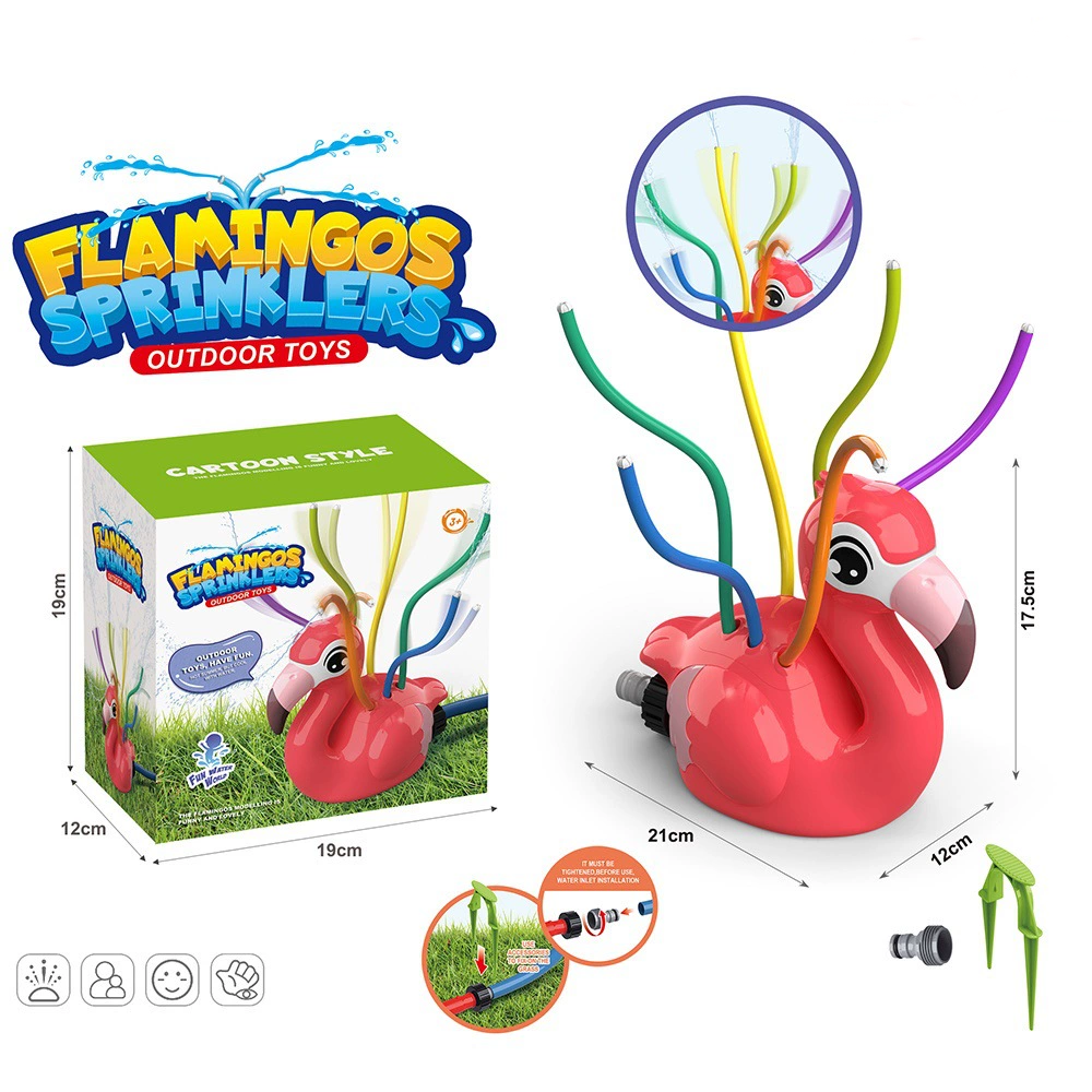 Spinning Cactus Sprinkler - Outdoor Auto Watering Toy for Garden and Backyard Fun