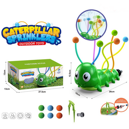 Spinning Cactus Sprinkler - Outdoor Auto Watering Toy for Garden and Backyard Fun