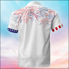 Legend Husband Daddy Personalized Hawaiin Shirt Dad Happy Independence Day 4th Of July