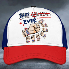 Best Dad Ever Stars And Stripes - Gift For Father, Grandpa, Grandfather - Personalized Classic Cap