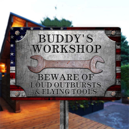 I Can Fix Any Thing Car Metal Sign