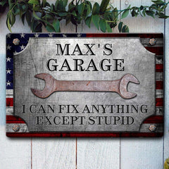 I Can Fix Any Thing Car Metal Sign