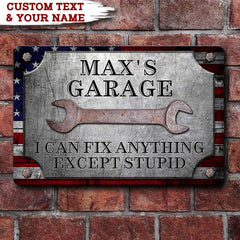 I Can Fix Any Thing Car Metal Sign