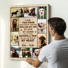 Custom Pet Photo Collage Print, Dog Photo Gifts, Pet Personalized Gifts