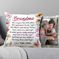 Custom Pillow for Grandma, Mother’s Day Gifts From Grandkids, Personalized Grandkids Names Grandma Gift