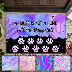 No Need To Knock We Know You Are Here - Personalized Doormat Custom Background and Number of Dog 2 Sizes Best Gift For Family Dog Lovers