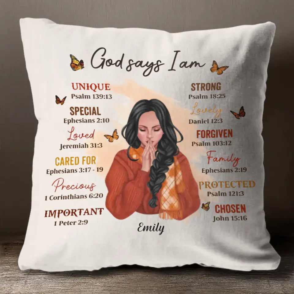 Daughter Fall God Says Pillow
