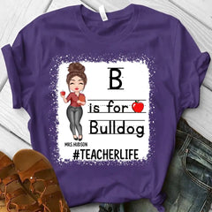 Personalized School Mascot Custom Teacher T-Shirt, Custom Gifts For Teacher