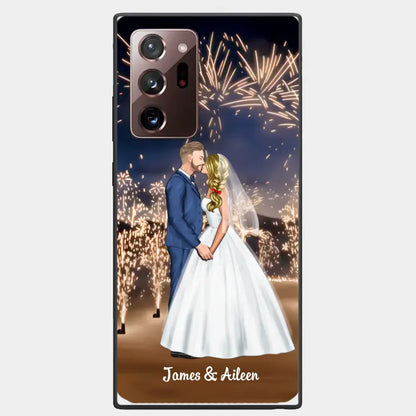 Personalized Phone Cace for Couples, Wedding Gifts,Fireworks