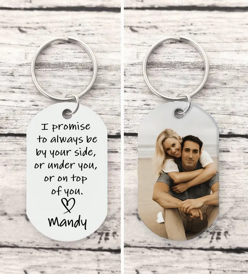 Custom Picture Keychain, Personalized Keychain For Boyfriend, Anniversary Gift For Her, Cute Birthday Gift For Him, Unique Gifts Under 20