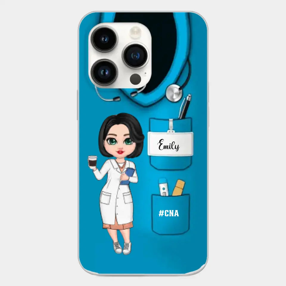 Nurse Life Pretty Doll Nurse Personalized Phone Case