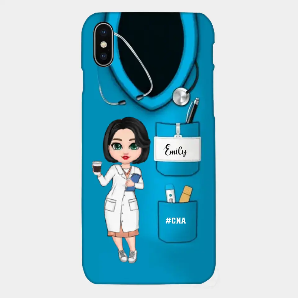Nurse Life Pretty Doll Nurse Personalized Phone Case