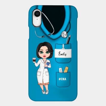 Nurse Life Pretty Doll Nurse Personalized Phone Case
