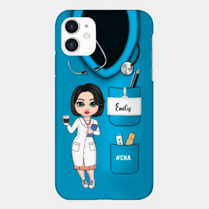 Nurse Life Pretty Doll Nurse Personalized Phone Case