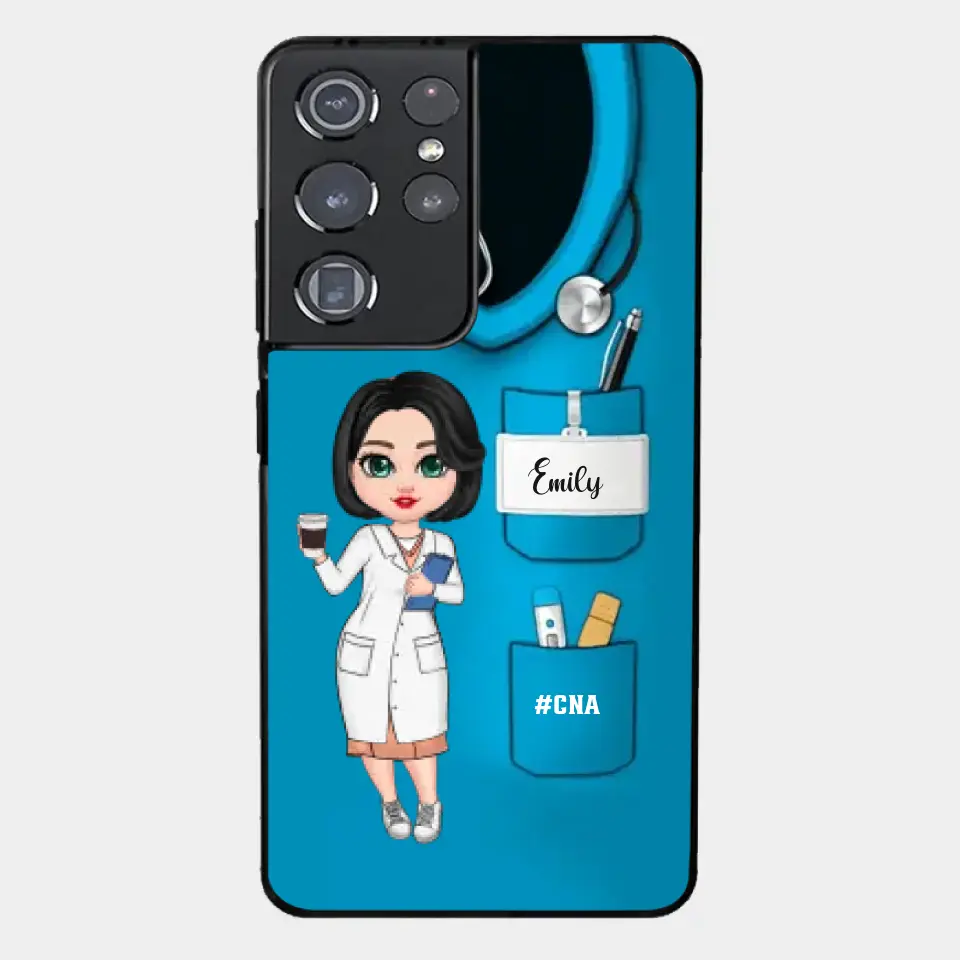 Nurse Life Pretty Doll Nurse Personalized Phone Case