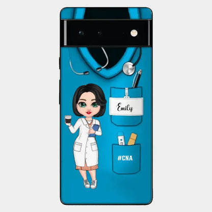 Nurse Life Pretty Doll Nurse Personalized Phone Case