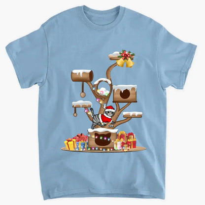 Christmas Cat Tower Personalized T-shirt