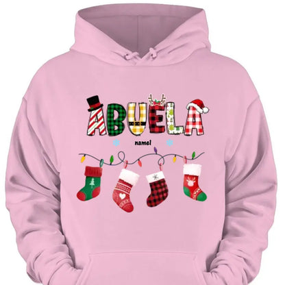 Gift For Grandma Christmas Socks Shirt - Hoodie - Sweatshirt