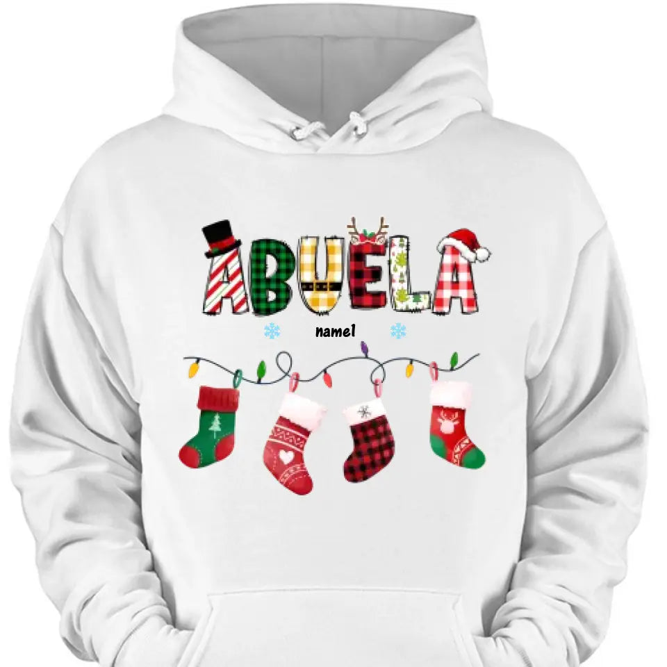 Gift For Grandma Christmas Socks Shirt - Hoodie - Sweatshirt