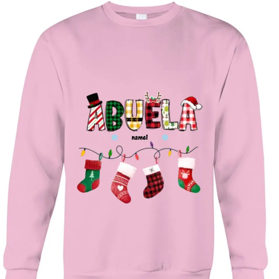 Gift For Grandma Christmas Socks Shirt - Hoodie - Sweatshirt