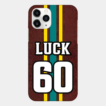 Personalized Football Phone Cases Custom Name And Number Player All Over Print Cases