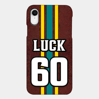 Personalized Football Phone Cases Custom Name And Number Player All Over Print Cases