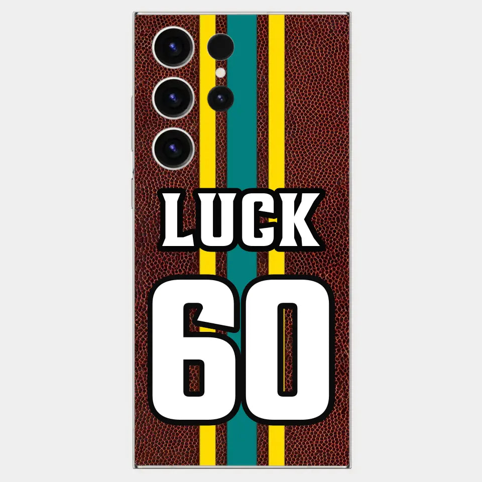 Personalized Football Phone Cases Custom Name And Number Player All Over Print Cases